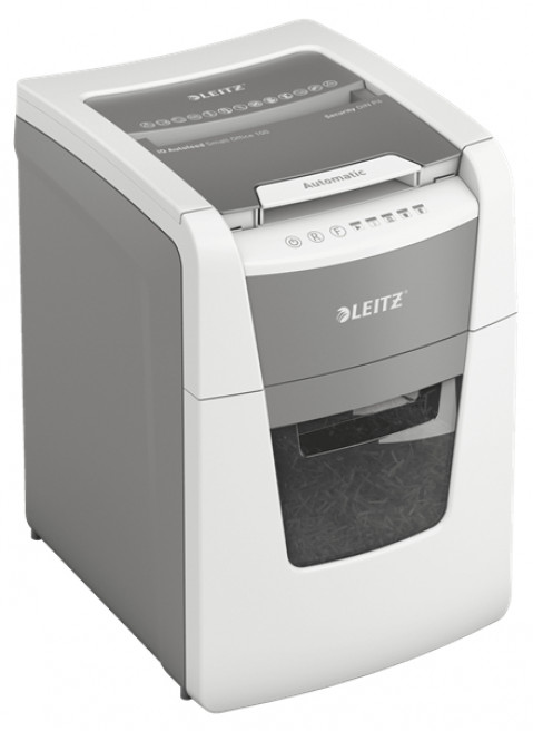 Leitz Niszczarka IQ AutoFeed 100, P4, 100 kartek, 34 l kosz - Galeria zdjęcie 3