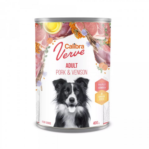 CALIBRA Verve Adult Pork & Venison - mokra karma dla psa - 400g - Galeria zdjęcie 1