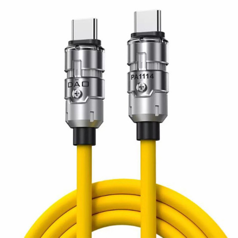 Kabel REDMAGIC DAO USB-C do USB-C 6A żółty - Galeria zdjęcie 1