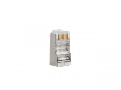 LANBERG WTYK SIECIOWY RJ45 (8P8C) KAT.5E FTP 100SZ - Galeria zdjęcie 1