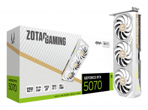 Karta graficzna ZOTAC GAMING GeForce RTX 5070 12GB AMP White (ZT-B50700FQ-10P) - Galeria zdjęcie 8