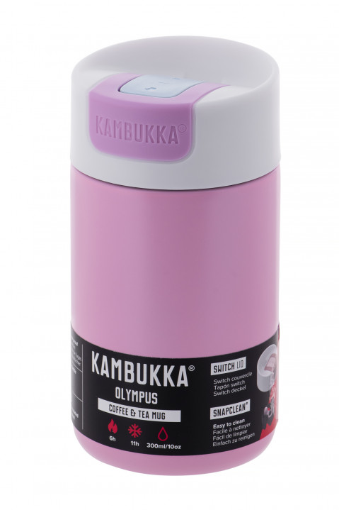 Kambukka kubek termiczny Olympus 300ml - Pink Kiss - Galeria zdjęcie 5