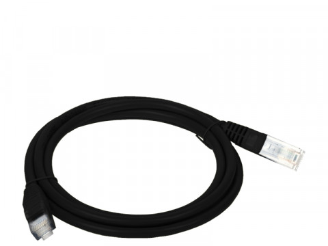 ALANTEC Patchcord UTP kat.5e 2.0m czarny - Galeria zdjęcie 1