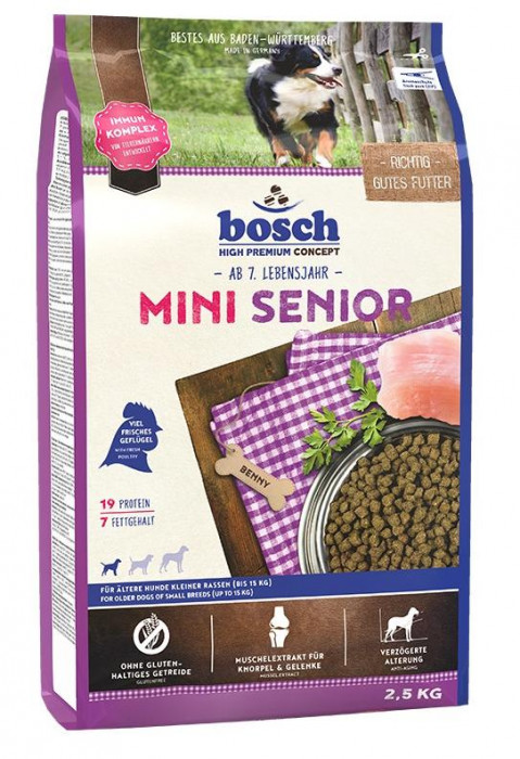 BOSCH Mini Senior - sucha karma dla psa - 2,5 kg - Galeria zdjęcie 1