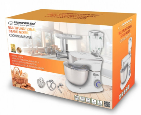 ESPERANZA ROBOT PLANETARNY 1000W 5L COOKING MASTER - Galeria zdjęcie 6