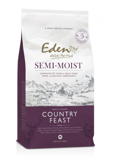 EDEN Semi-Moist Country Feast Jagnięcina i kaczka - półwilgotna karma dla psa - 2kg - Galeria zdjęcie 1