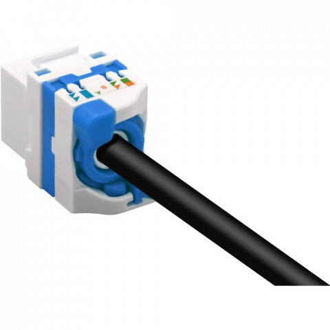 TECHLY SAMOZACISKOWY MODUŁ KEYSTONE RJ45 KAT.6A U/ - Galeria zdjęcie 4
