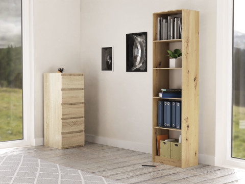 REGAŁ R50 - DĄB ARTISAN - Galeria zdjęcie 3