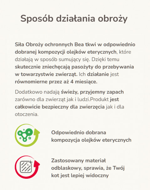 BEAPHAR - obroża na kleszcze refleksyjna dla kociąt i kotów - 35cm - Galeria zdjęcie 6
