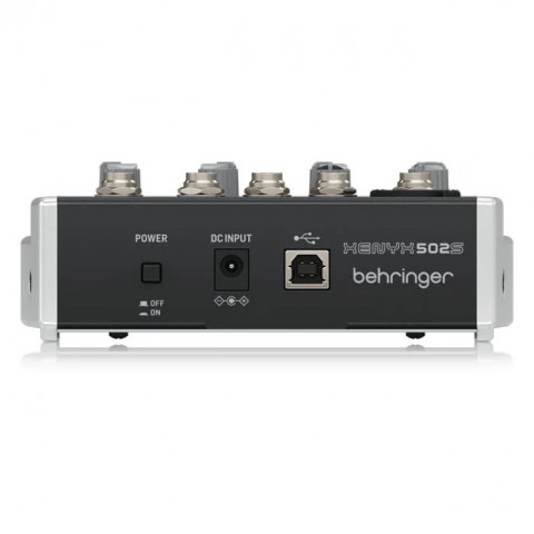 Behringer 502S - 5-kanałowy kompaktowy mikser analogowy z interfejsem USB zaprojektowany specjalnie do obsługi podcastów, streamowania oraz nagrywania w domu - Galeria zdjęcie 3