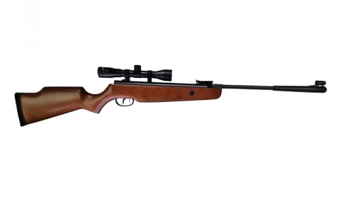 Karabinek wiatrówka Marksman Beaver 2096 drewno+ luneta kal.4,5 mm Ekp<17J - Galeria zdjęcie 1
