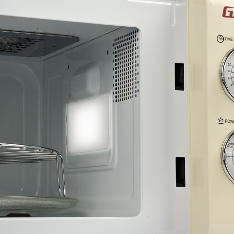 Kuchenka mikrofalowa 20l Girmi FM2105 cream - Galeria zdjęcie 5