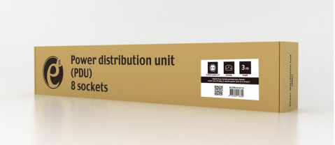 GEMBIRD LISTWA ZASILAJĄCA RACK 19" (PDU) 1U, 16A - Galeria zdjęcie 9