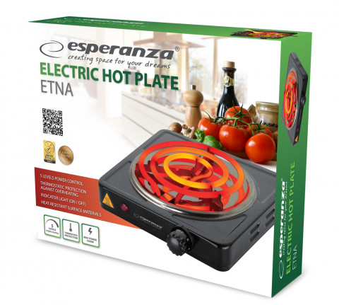 ESPERANZA KUCHENKA ELEKTRYCZNA ETNA EKH012K - Galeria zdjęcie 2