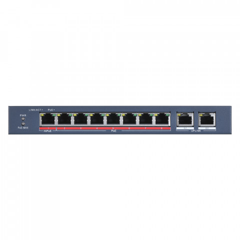 SWITCH POE HIKVISION DS-3E0310HP-E 10-PORTOWY - Galeria zdjęcie 2