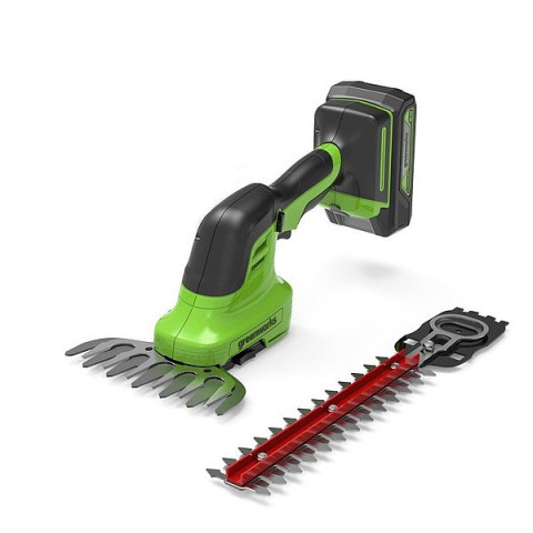 24V Nożyce do przycinania trawy i żywopłotów GREENWORKS G24SHTK2 - Zestaw ładowarka + akumulator 2Ah - 1600607VA - Galeria zdjęcie 1