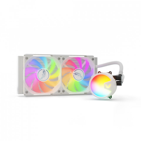 Chłodzenie wodne Valkyrie A240 White (VK-AIOA240W) - Galeria zdjęcie 8