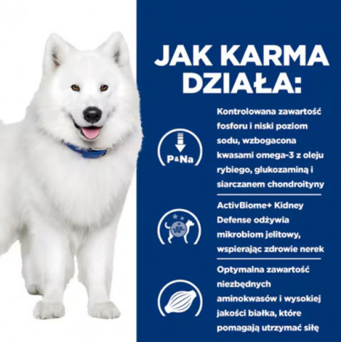 Hill's Prescription Diet K/D Kidney + Mobility - sucha karma dla psa - 4 kg - Galeria zdjęcie 5