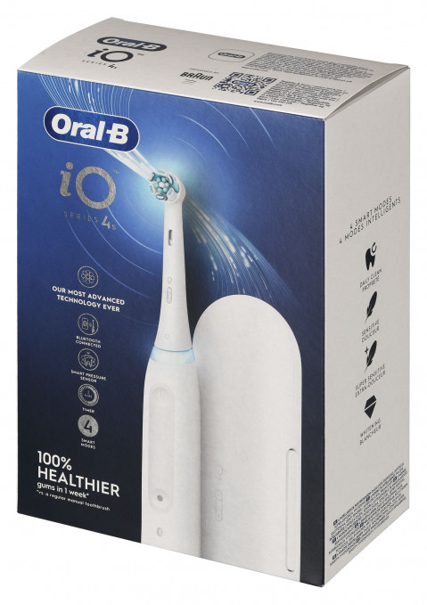 Szczoteczka elektryczna Oral-B iO4s Quite White - Galeria zdjęcie 16