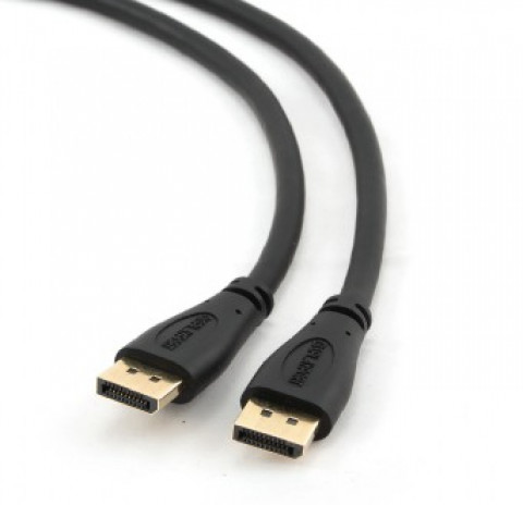 Gembird kabel DISPLAYPORT V1.2 M/M 3M GOLD 4K Czarny - Galeria zdjęcie 1