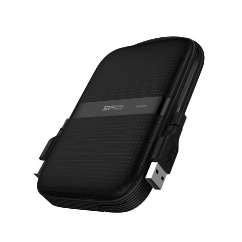 Dysk zewnętrzny HDD Silicon Power Armor A60 (4TB; 2.5"; USB 3.2; 5400 obr/min; Black; SP040TBPHDA60S3A) - Galeria zdjęcie 2