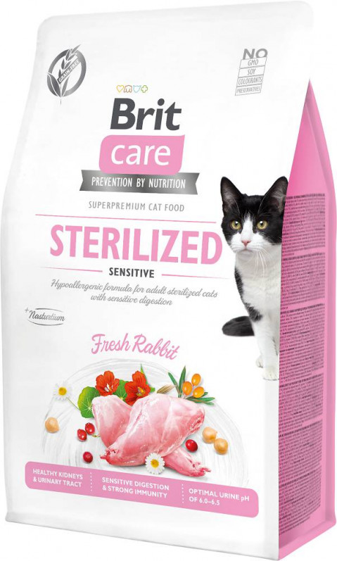 BRIT Care Grain-Free Sterilized Sensitive - sucha karma dla kota - 2 kg - Galeria zdjęcie 1