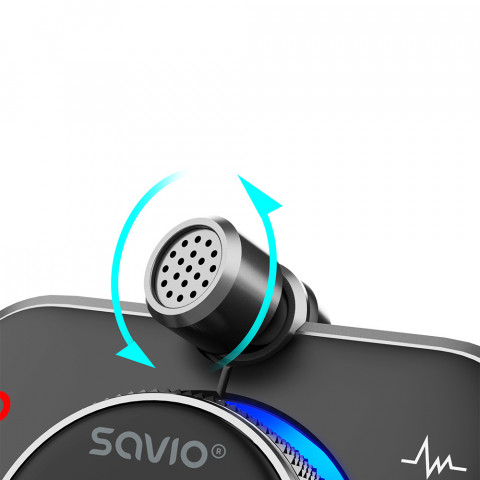 SAVIO TR-14 TRANSMITER SAMOCHODOWY FM Z BLUETOOTH - Galeria zdjęcie 9
