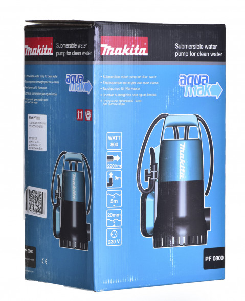 Elektryczna pompa zanurzeniowa do wody PF0800 Makit - Galeria zdjęcie 7