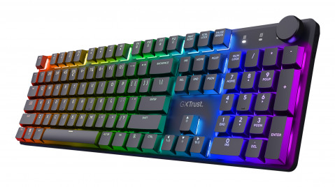 Klawiatura gamingowa Trust GXT 868 TORIX WIRELESS US (25368) - Galeria zdjęcie 1