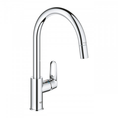 Bateria GROHE BauFlow 30549000 chrom - Galeria zdjęcie 1
