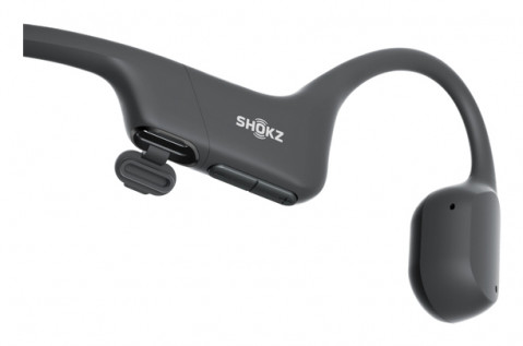 Słuchawki bezprzewodowe kostne Shokz OpenRun Mini USB-C czarne - Galeria zdjęcie 2