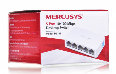 Switch Mercusys MS105 - Galeria zdjęcie 6