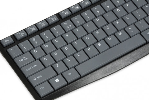 IBOX KLAWIATURA PRZEWODOWA ERIS, GREY - Galeria zdjęcie 7