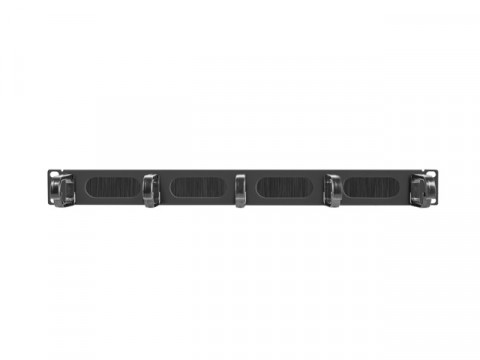 Lanberg organizer kabli 19" (1u, typ b, czarny) ak-1203-b - Galeria zdjęcie 2