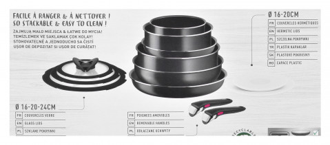 Zestaw garnków TEFAL Ingenio Easy Cook Clean 13ele. - Galeria zdjęcie 32