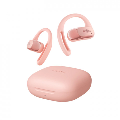 Słuchawki bezprzewodowe douszne Shokz OpenFit Air różowe - Galeria zdjęcie 2