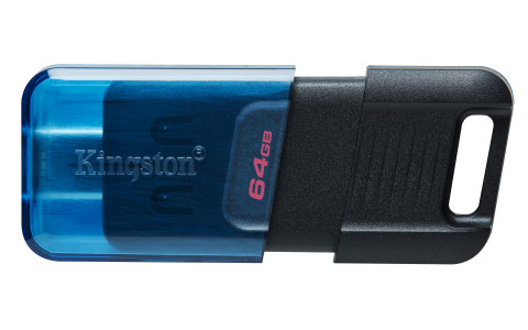 KINGSTON FLASH 64GB DataTraveler 80 M 200MB/s USB-C 3.2 Gen 1 - Galeria zdjęcie 1