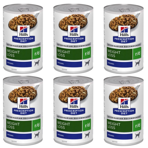 HILL'S Prescription Diet Weight Loss Canine r/d - mokra karma dla psa z tendencją do nadwagi - 6x350g - Galeria zdjęcie 1