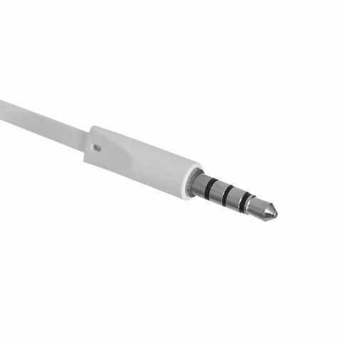VAKOSS Słuchawki douszne stereo z mikrof./ regulacja głośności SK-214W białe - Galeria zdjęcie 7