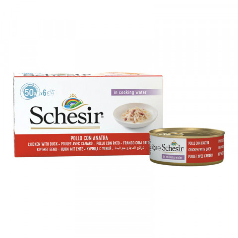 SCHESIR M-Pack Filety z kurczaka z kaczką 6x50g - Galeria zdjęcie 1