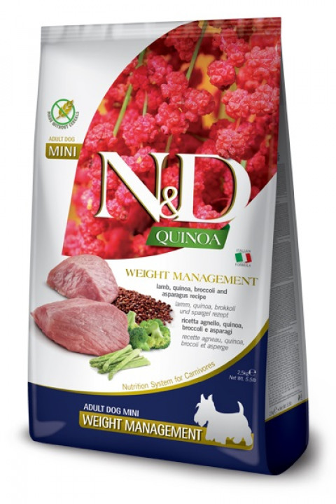 FARMINA N&D QUINOA DOG WEIGHT MANAGEMENT - sucha karma dla psa - 2,5 kg - Galeria zdjęcie 1