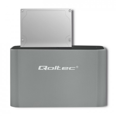 QOLTEC STACJA DOKUJĄCA HDD/SSD | 2.5"/3.5" SATA - Galeria zdjęcie 4