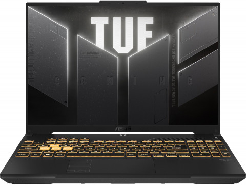ASUS TUF Gaming F16 FX607VU-I5085 Core 5 210H 16.0"FHD+ 144Hz Value IPS-level 300nits AG 8GB DDR5 SSD512 GeForce RTX 4050_6GB WLAN+BT LAN Cam720p 56WHrs NoOS Mecha Gray - Galeria zdjęcie 1