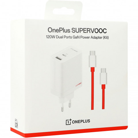 OnePlus Charger SUPERVOOC 120W 2 Ports with Cable White - Galeria zdjęcie 4