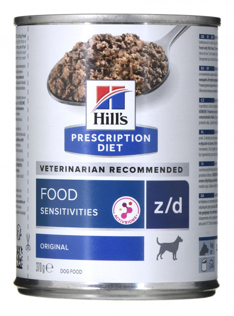 HILL'S PD Canine Food Sensitivities z/d - mokra karma dla psa - 6x370 g - Galeria zdjęcie 10