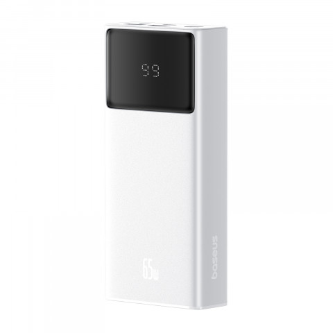 Powerbank Baseus Star-Lord 20000mAh 65W+kabel USB-USB C (biały) - Galeria zdjęcie 2