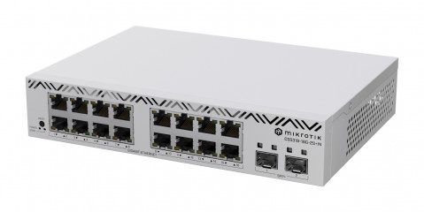 Switch Mikrotik CSS318-16G-2S+IN 18p  Managed Gigabit/10G - Galeria zdjęcie 2
