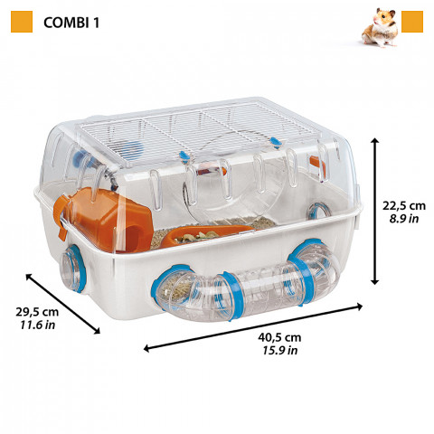 FERPLAST Combi 1 - klatka dla chomika - Galeria zdjęcie 2