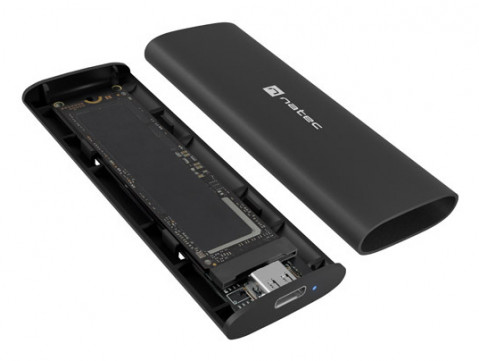 OBUDOWA SSD ZEWNĘTRZNA NATEC RHINO M.2 NVME LITE USB-C 3.1 GEN 2 ALUMINIUM - Galeria zdjęcie 5