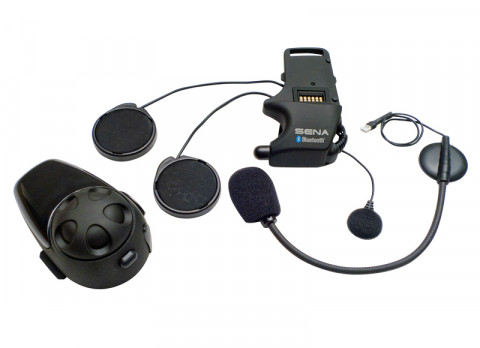 Interkom Motocyklowy Sena SMH10D-10 Bluetooth 3.0 900M z mikrofonem na pałąku, zestaw na 2 kaski - Galeria zdjęcie 5